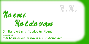 noemi moldovan business card
