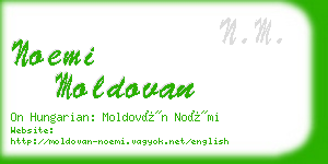 noemi moldovan business card
